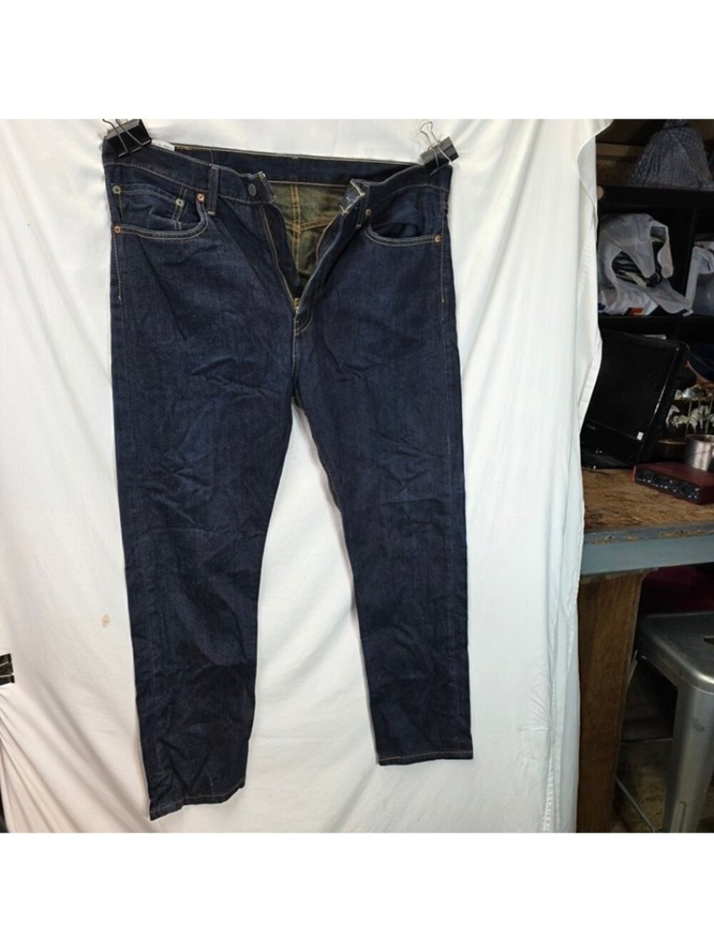 Levi's 522 Slim Taper Dark Wash Jeans 36x30 Men's